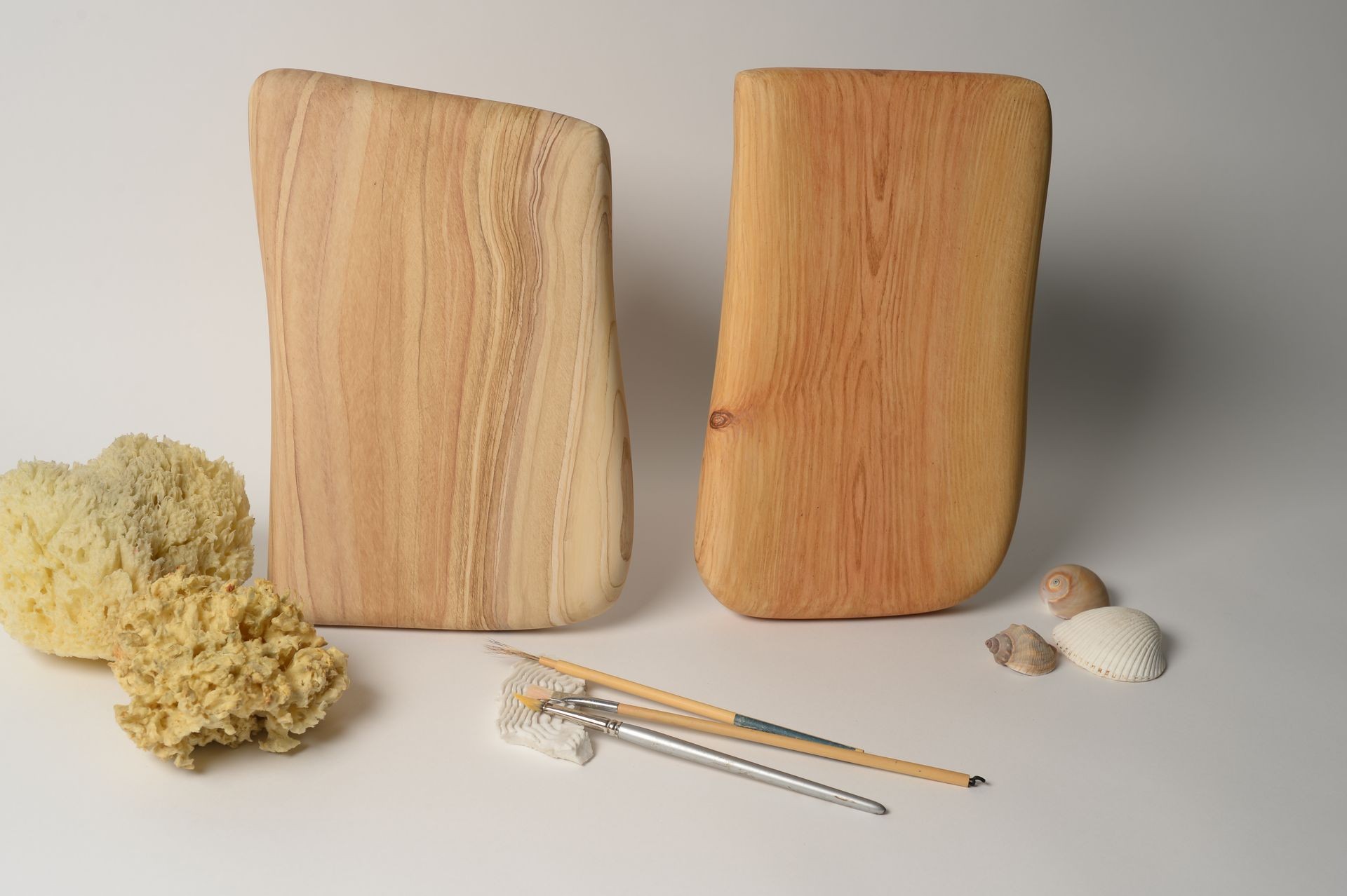 擬木サンプル制作及び塗装3