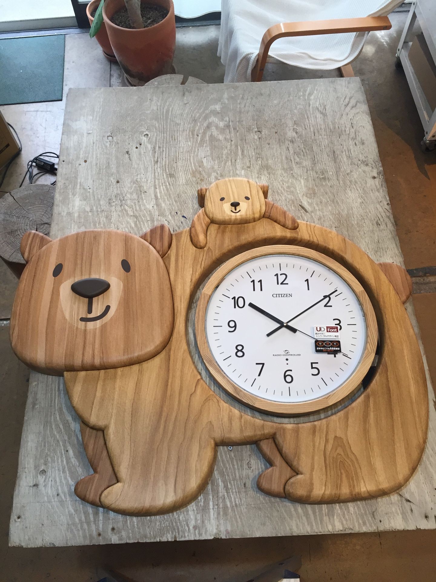 時計オブジェ制作