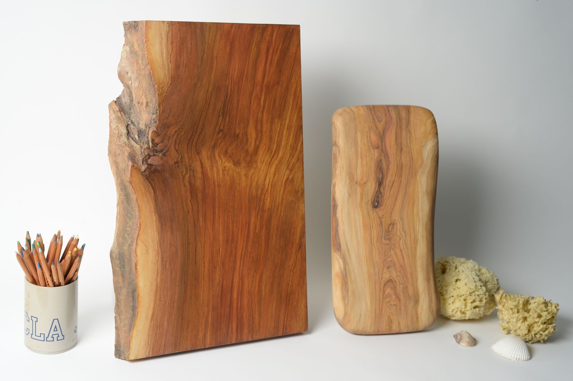 擬木サンプル制作及び塗装2